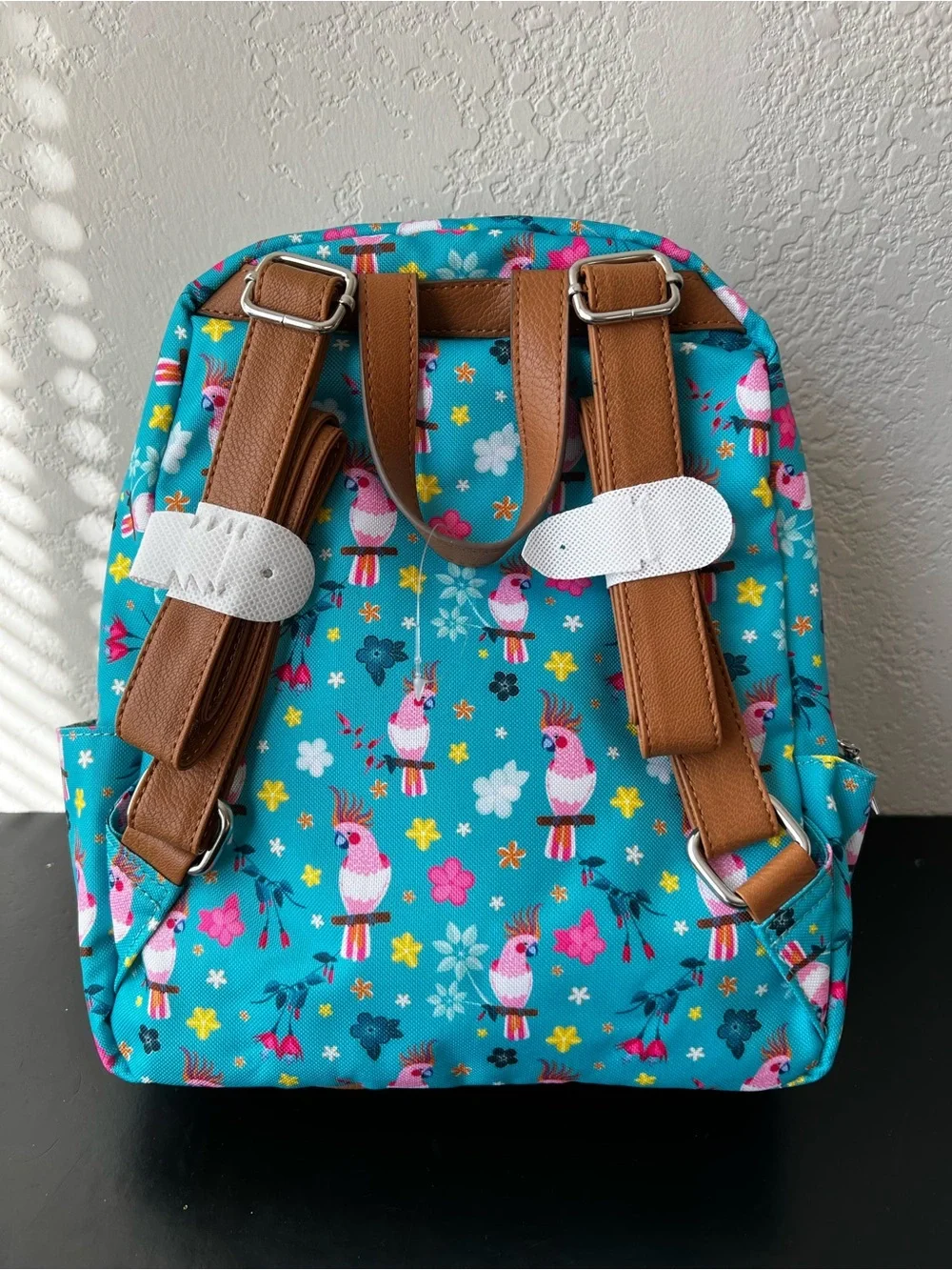 Lily Bloom Parrots in Paradise Eden Backpack - Turquoise